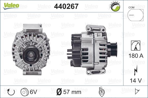 Valeo 440267 - Alternatore www.autoricambit.com