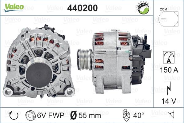 Valeo 440200 - Alternatore www.autoricambit.com