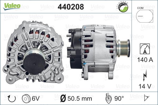 Valeo 440208 - Alternatore www.autoricambit.com