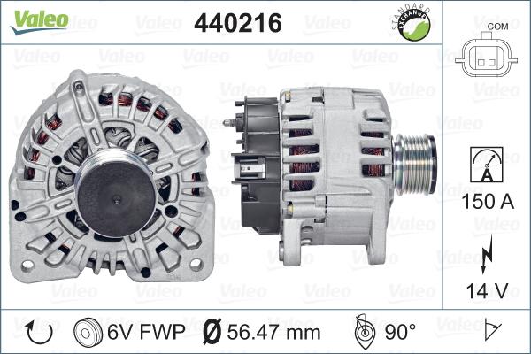 Valeo 440216 - Alternatore www.autoricambit.com