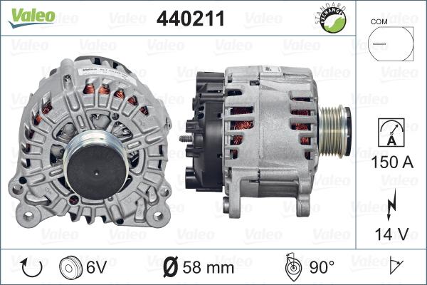 Valeo 440211 - Alternatore www.autoricambit.com