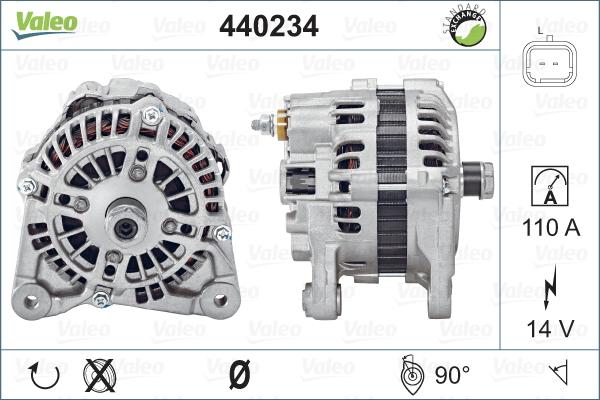 Valeo 440234 - Alternatore www.autoricambit.com