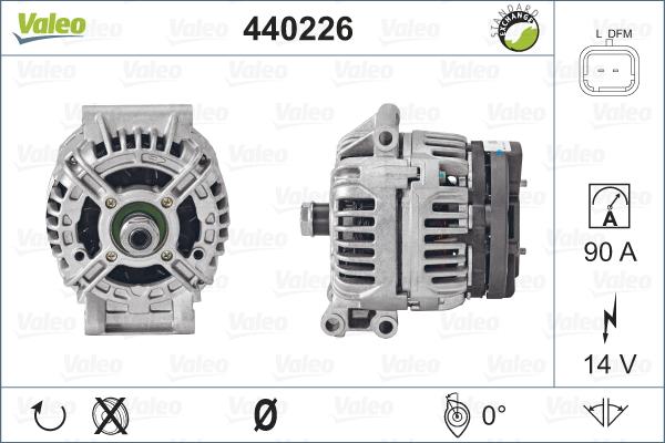 Valeo 440226 - Alternatore www.autoricambit.com