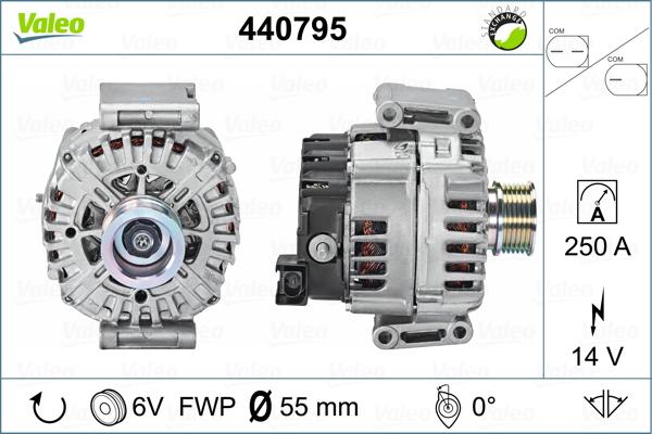 Valeo 440795 - Alternatore www.autoricambit.com