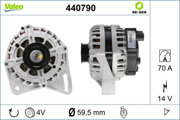 Valeo 440790 - Alternatore www.autoricambit.com