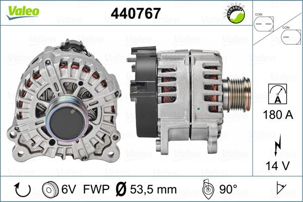 Valeo 440767 - Alternatore www.autoricambit.com