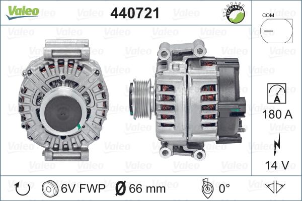 Valeo 440721 - Alternatore www.autoricambit.com