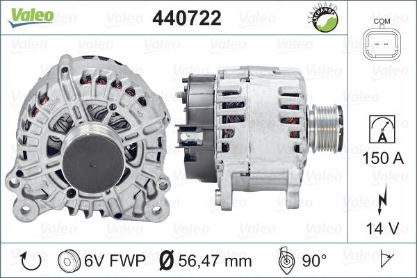 Valeo 440722 - Alternatore www.autoricambit.com