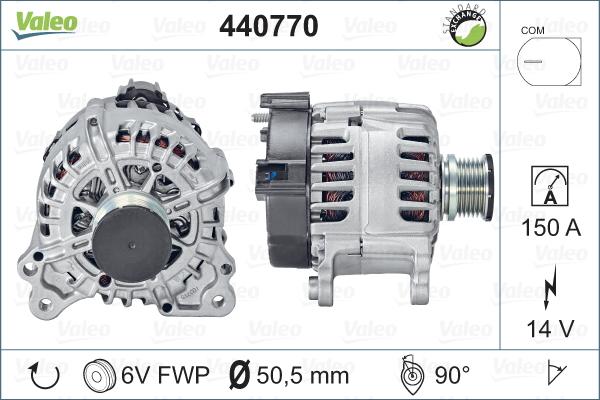 Valeo 440770 - Alternatore www.autoricambit.com