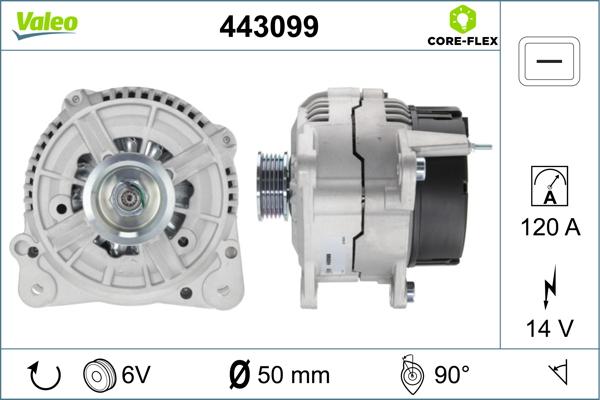 Valeo 443099 - Alternatore www.autoricambit.com