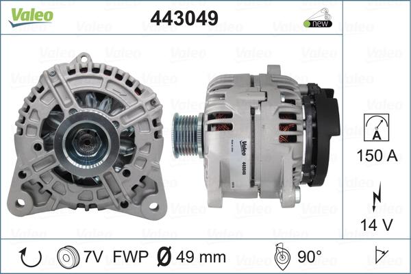 Valeo 443049 - Alternatore www.autoricambit.com