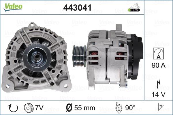 Valeo 443041 - Alternatore www.autoricambit.com