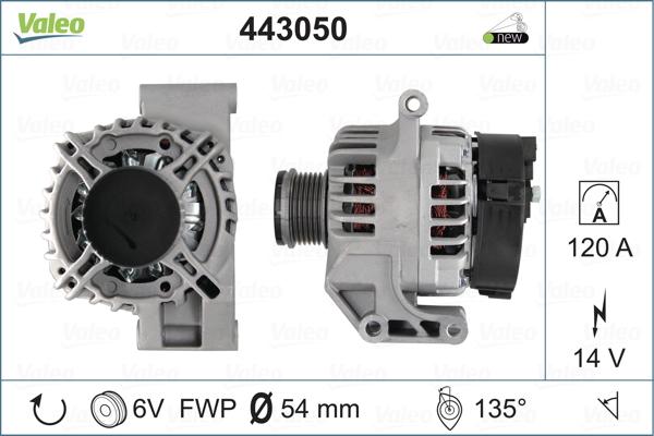 Valeo 443050 - Alternatore www.autoricambit.com