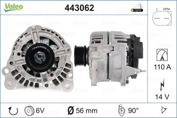 Valeo 443062 - Alternatore www.autoricambit.com