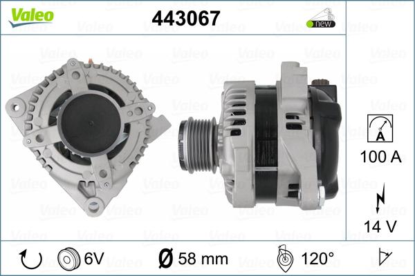 Valeo 443067 - Alternatore www.autoricambit.com