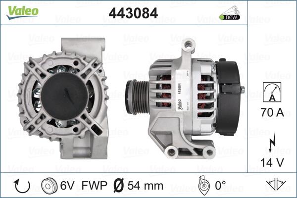 Valeo 443084 - Alternatore www.autoricambit.com