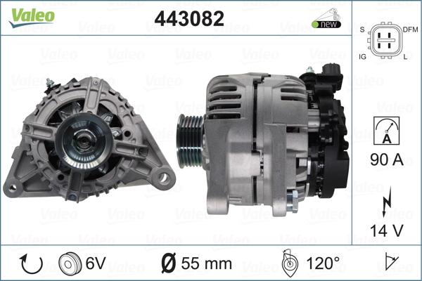 Valeo 443082 - Alternatore www.autoricambit.com