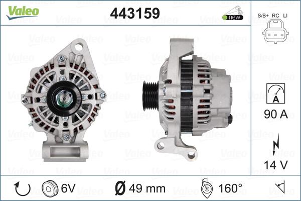 Valeo 443159 - Alternatore www.autoricambit.com