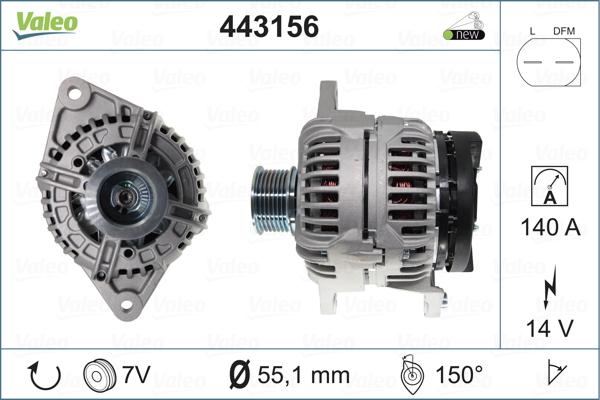 Valeo 443156 - Alternatore www.autoricambit.com