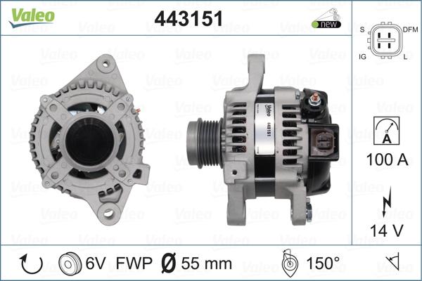 Valeo 443151 - Alternatore www.autoricambit.com