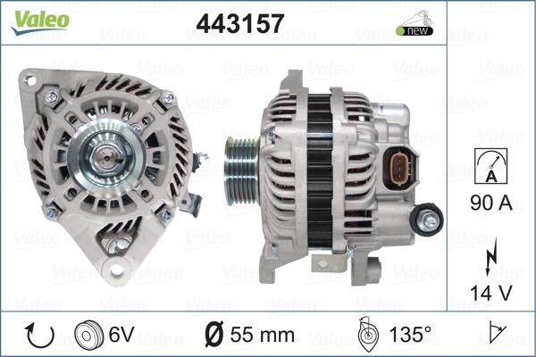 Valeo 443157 - Alternatore www.autoricambit.com