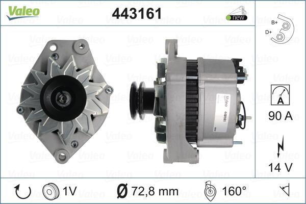 Valeo 443161 - Alternatore www.autoricambit.com