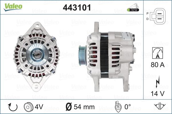 Valeo 443101 - Alternatore www.autoricambit.com