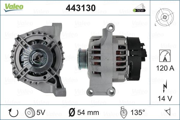 Valeo 443130 - Alternatore www.autoricambit.com