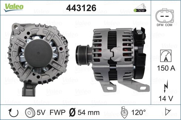 Valeo 443126 - Alternatore www.autoricambit.com