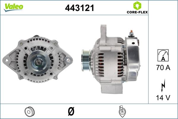 Valeo 443121 - Alternatore www.autoricambit.com