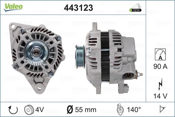 Valeo 443123 - Alternatore www.autoricambit.com