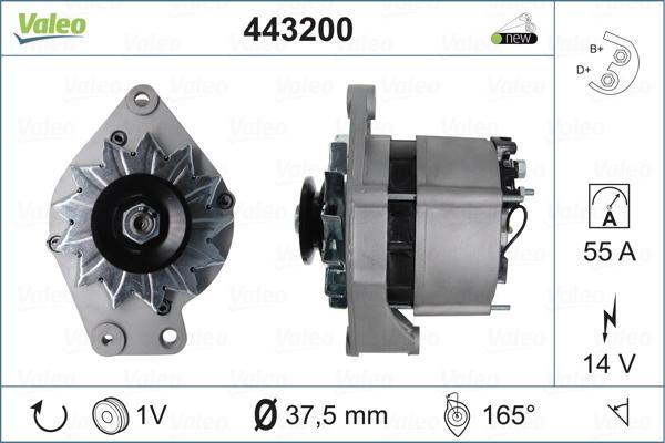 Valeo 443200 - Alternatore www.autoricambit.com