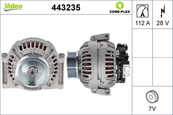 Valeo 443235 - Alternatore www.autoricambit.com