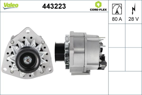 Valeo 443223 - Alternatore www.autoricambit.com