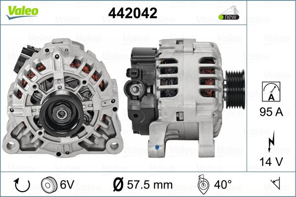 Valeo 442042 - Alternatore www.autoricambit.com