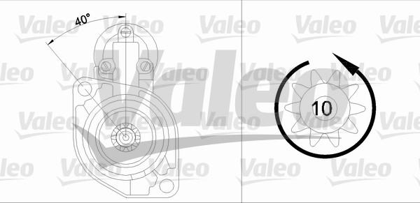 Valeo 455942 - Motorino d'avviamento www.autoricambit.com