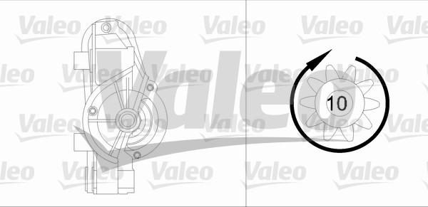 Valeo 455956 - Motorino d'avviamento www.autoricambit.com