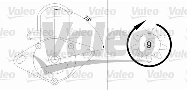 Valeo 455951 - Motorino d'avviamento www.autoricambit.com