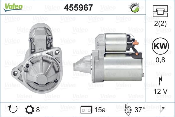 Valeo 455967 - Motorino d'avviamento www.autoricambit.com