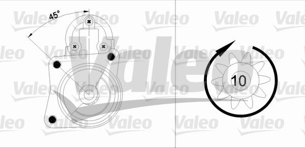 Valeo 455904 - Motorino d'avviamento www.autoricambit.com