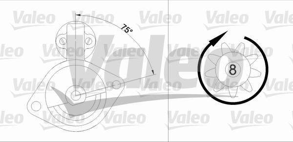 Valeo 455901 - Motorino d'avviamento www.autoricambit.com