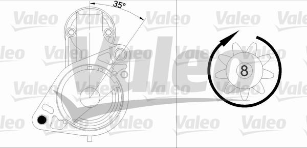 Valeo 455984 - Motorino d'avviamento www.autoricambit.com