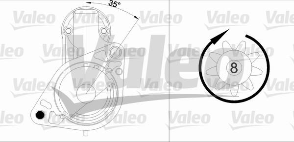 Valeo 455985 - Motorino d'avviamento www.autoricambit.com