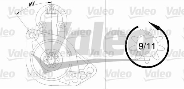 Valeo 455930 - Motorino d'avviamento www.autoricambit.com