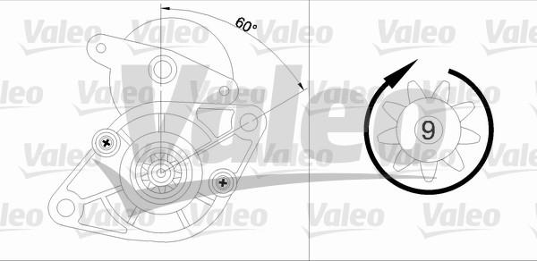 Valeo 455924 - Motorino d'avviamento www.autoricambit.com