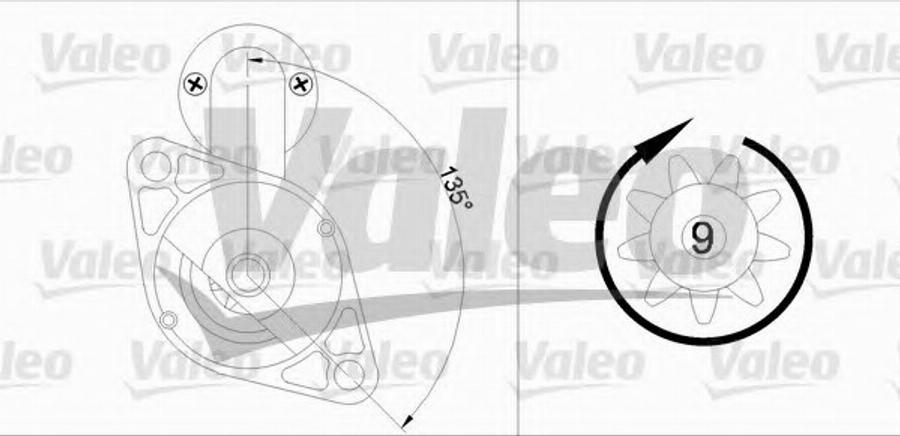 Valeo 455922 - Motorino d'avviamento www.autoricambit.com