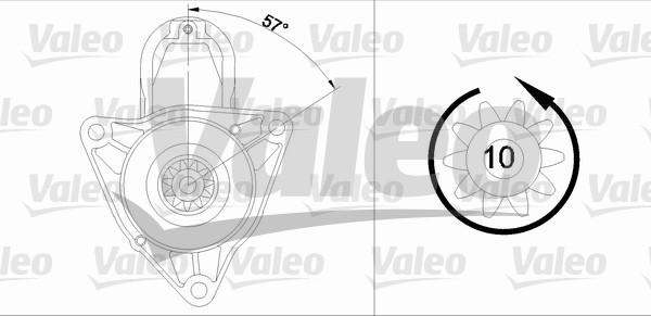 Valeo 455979 - Motorino d'avviamento www.autoricambit.com