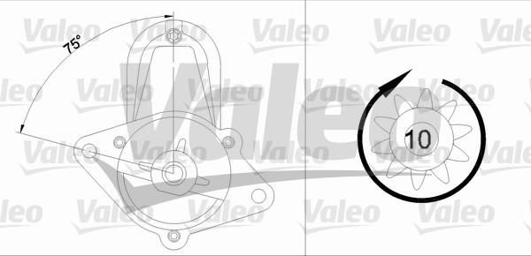 Valeo 455973 - Motorino d'avviamento www.autoricambit.com