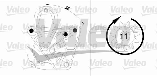 Valeo 455972 - Motorino d'avviamento www.autoricambit.com