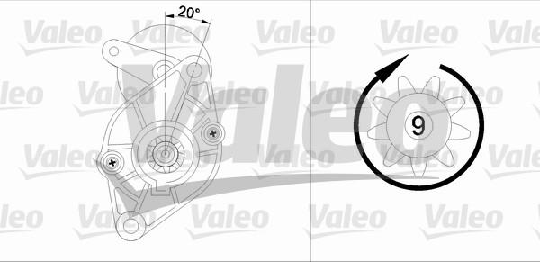 Valeo 455594 - Motorino d'avviamento www.autoricambit.com